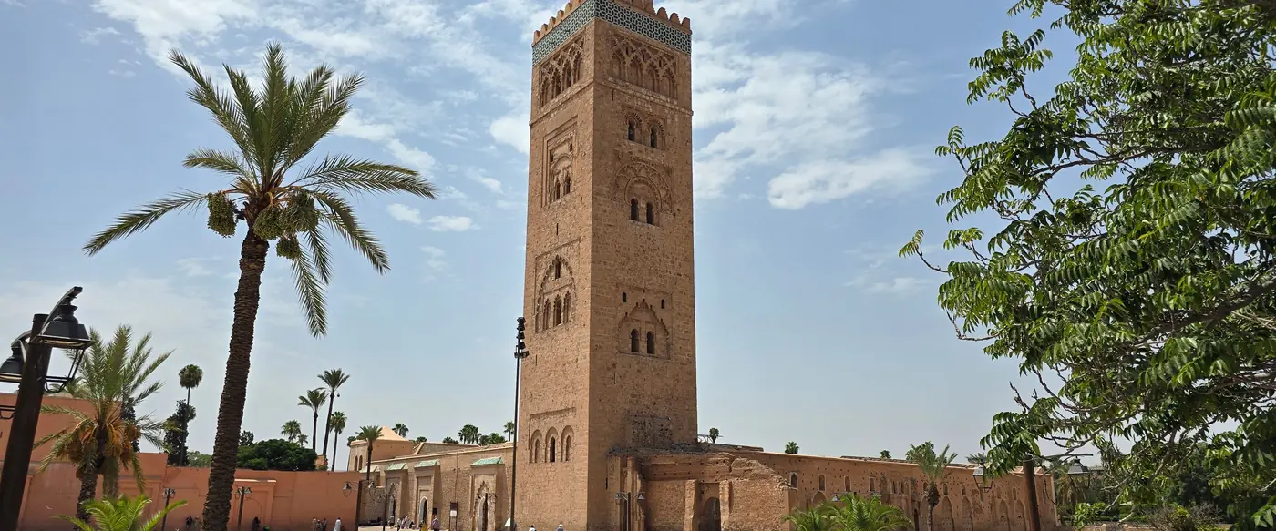 The Koutoubia minaret in Marrakech