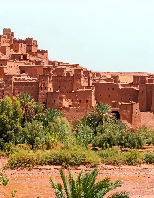 The ksar of Aït Ben Haddou and its river