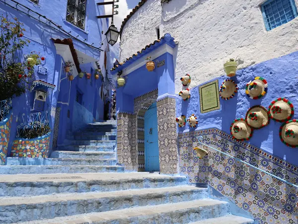 Stairs and flower pots